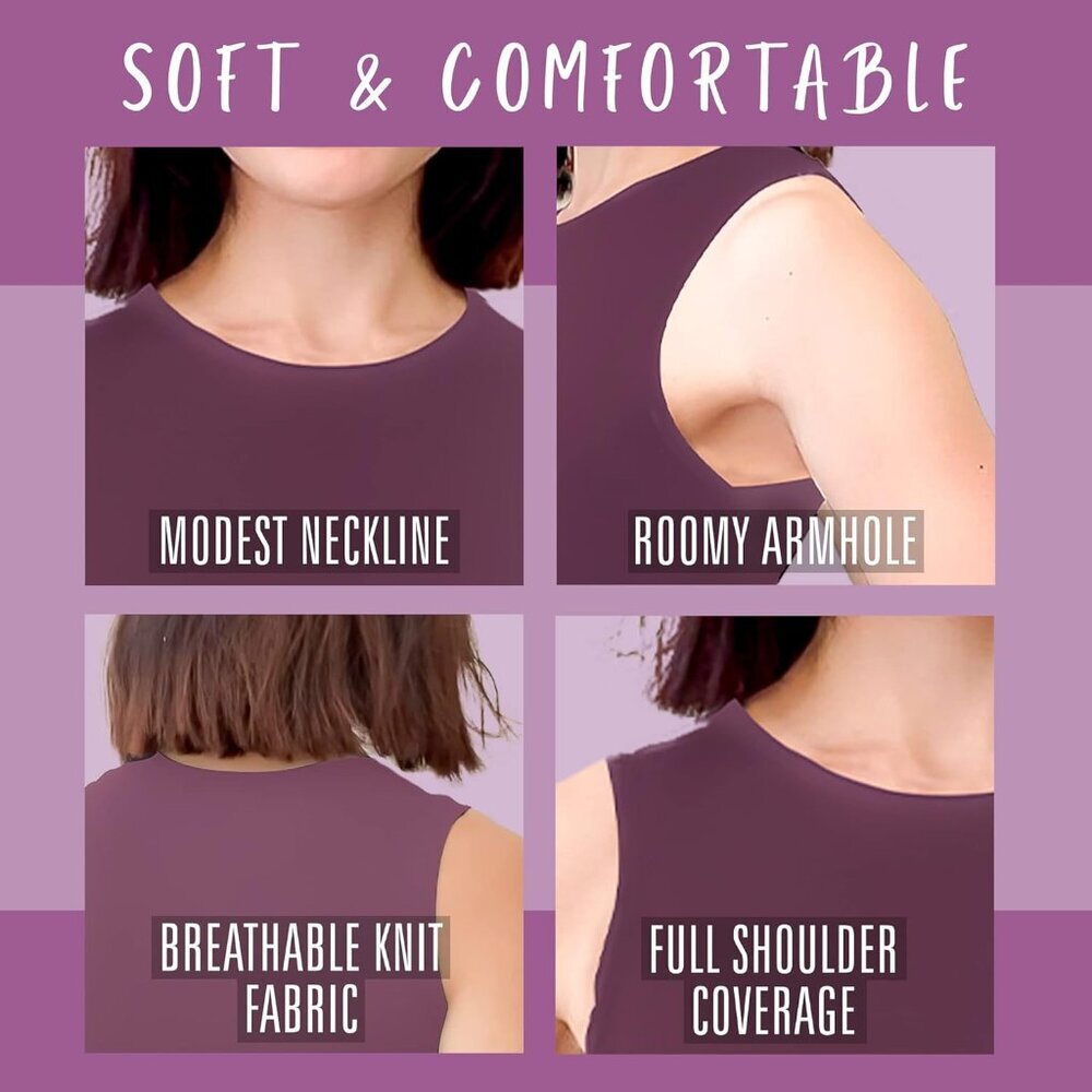 Comfortable High Neck Sleeveless Tank for Women - Versatile Layering Essential - Picture 2 of 5